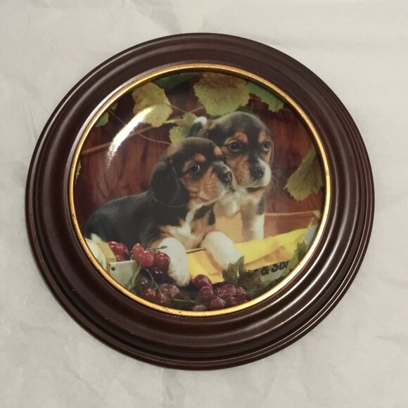 Franklin Mint Vintage Beagles Limited Edition Numbered Collector's Plate - Picture 3 of 7